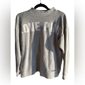 PINK by Victoria Secret mock sweater! XS but fits up to Med Gray